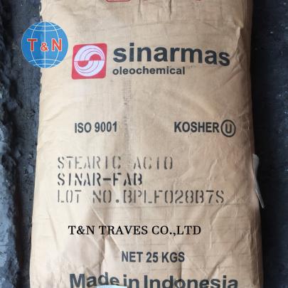 Acid Stearic ( Acid Octandecanoic, s&aacute;p trứng c&aacute;, Socimas, Quả địa cầu&hellip;)/Emery Oleochemicals