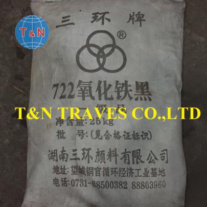 Oxit sắt đen D722/Hunan Three Ring Pigments