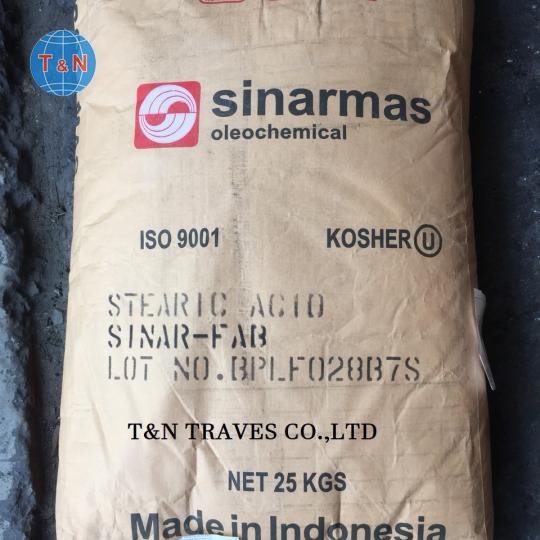 Acid Stearic ( Acid Octandecanoic, s&aacute;p trứng c&aacute;, Socimas, Quả địa cầu&hellip;)/Emery Oleochemicals