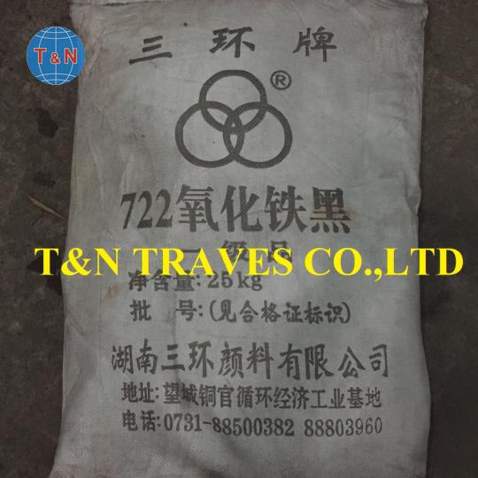 Oxit sắt đen D722/Hunan Three Ring Pigments
