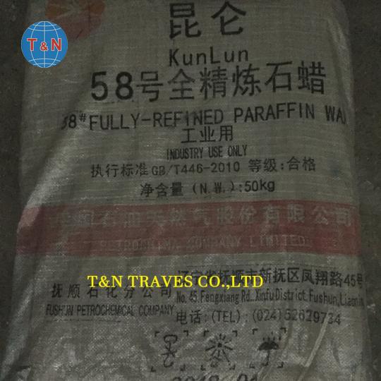Paraffin Wax &ndash; S&aacute;p parraffin/Fushun Petrochemical Company